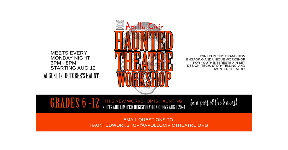 Registration: HAUNTED THEATRE WORKSHOP