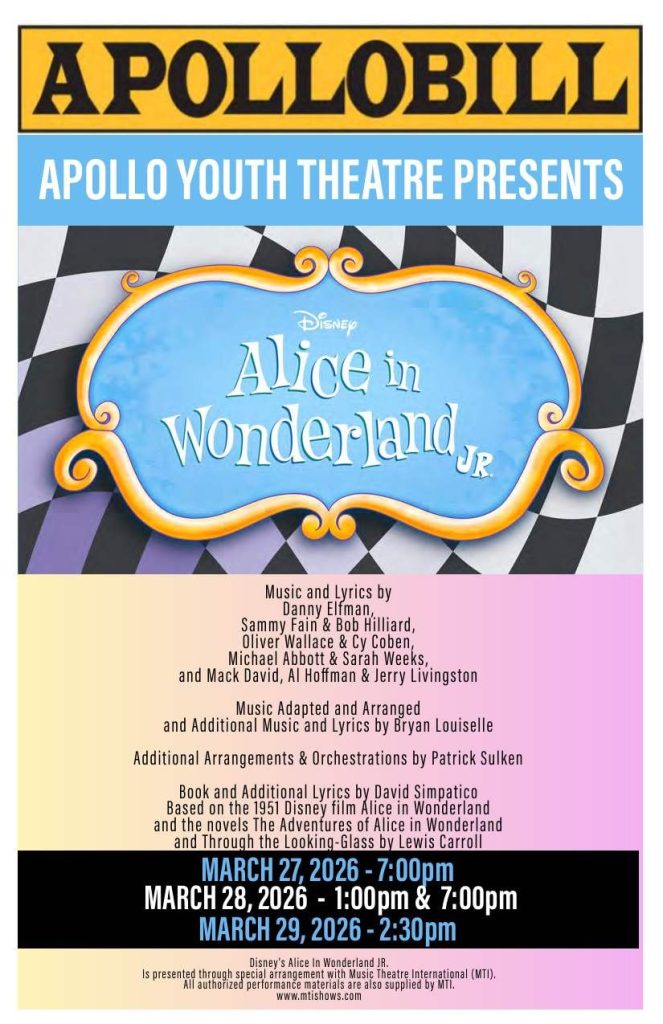 Alice in Wonderland JR. poster
