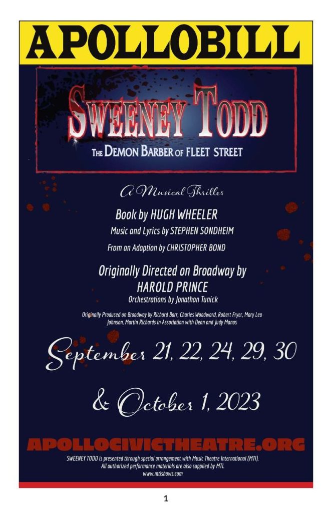 Sweeney Todd poster